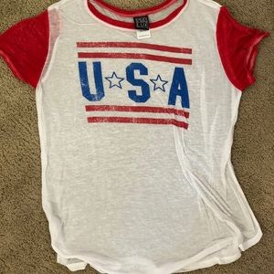 Lightweight USA tee shirt